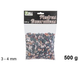 PIEDRA DECORATIVA PULIDA 3-4MM(500 G)