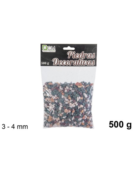 PIEDRA DECORATIVA PULIDA 3-4MM(500 G) PIEDRA DECORATIVA PULIDA 3-4MM(500 G)