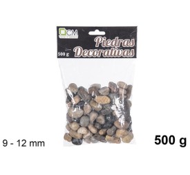 PIEDRA DECORATIVA SURTIDA 9-12MM(500 G)