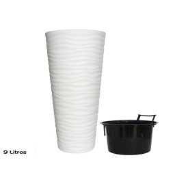 MACETERO KUMSAL NÂº2 9L 35X70 CM BLANCO