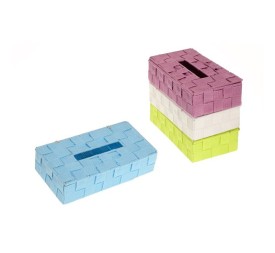 SERVILLETERO NAILON SURT ROSA, AZUL, BLANCO, VERDE 25X13X7CM