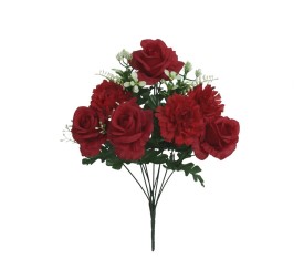 RAMO ROSAS-CLAVELES X 9- 43 CM