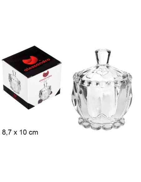 BOMBONERA CRISTAL ASIA 8.7X10 CM