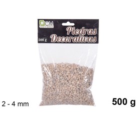 PIEDRA DECORATIVA AMARILLA 2-4mm( 500g)