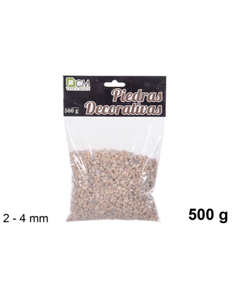 PIEDRA DECORATIVA AMARILLA 2-4mm( 500g) PIEDRA DECORATIVA AMARILLA 2-4mm( 500g)