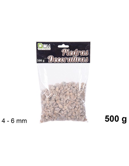 PIEDRA DECORATIVA AMARILLA 4-6mm(500g) PIEDRA DECORATIVA AMARILLA 4-6mm(500g)