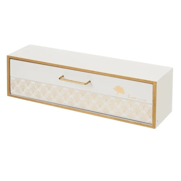 CAJA 6 COMPARTIMENTOS GINKGO22 MDF 39 X 10 X 10,50 CM