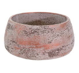 MACETERO CUENCO CEMENTO BRONCE D24H12