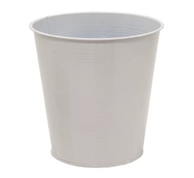 CUBO ZINC CONICO BLANCO D18.5H18