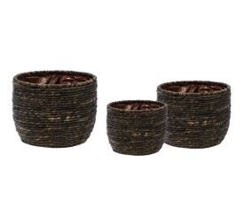 MACETERO MIMBRE NEGRO S3 D18/31,5H20/24