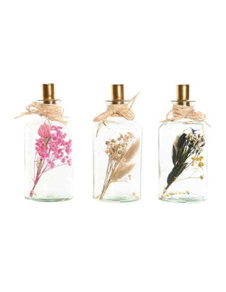 PORTAVELA CRISTAL FLOR SECA 8X8X19 3 SURT.