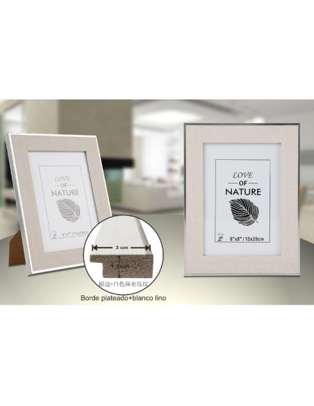 PORTAFOTO PLASTICO PS-516 15X20CM