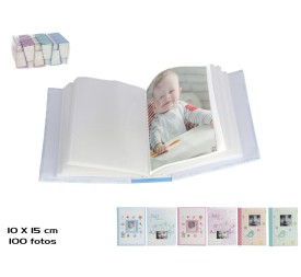ALBUM 100 FOTOS 10X15 AZ/RO C/REC SLIPIN