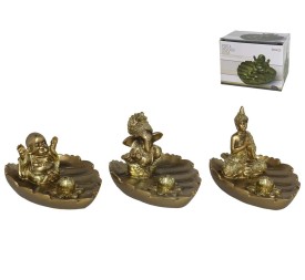 PORTA INCIENSO BUDA 11,2CM 3 SURT.