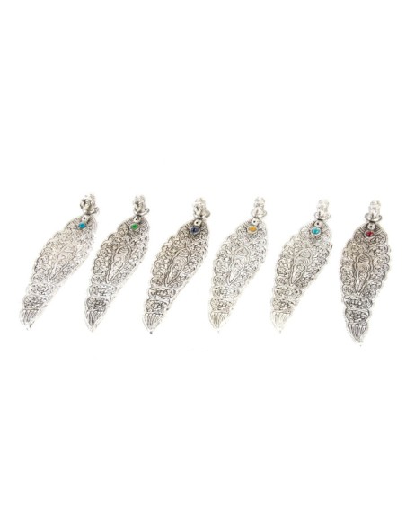 SOPORTE INCIENSO ALUMINIO 22X5,5X3 ELEFANTE 6 SURT