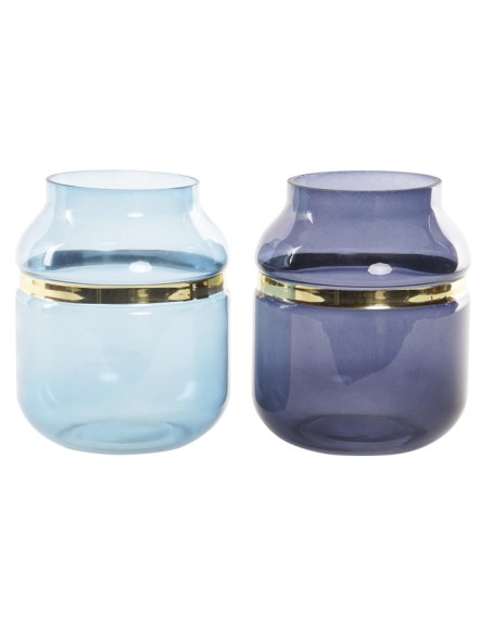 JARRON CRISTAL 13X13X17 DORADO 2 SURT. JARRON CRISTAL 13X13X17 DORADO 2 SURT.