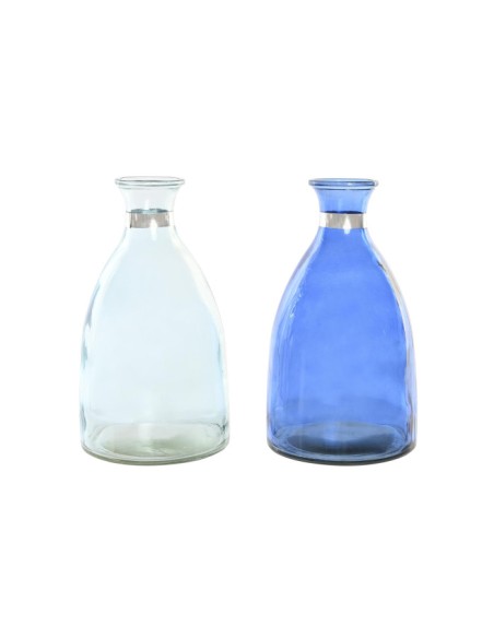 JARRON CRISTAL 13X13X23 PLATEADO 2 SURT.