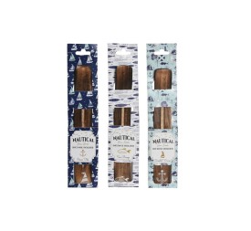 SOPORTE INCIENSO MADERA 6X1X30,5 NAUTICO 3 SURT.
