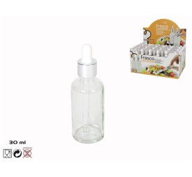 FRASCO CON CUENTAGOTAS 30 ML - CRISTAL
