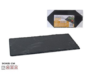 FUENTE EDER RECTANGULAR PIZARRA 30X15