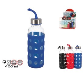 BOTELLA CRISTAL SILICONA 400ML WINDY