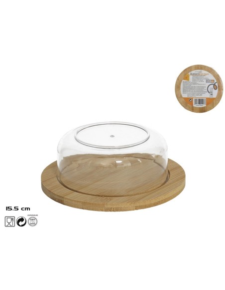QUESERA CON TAPA 15.5 CM