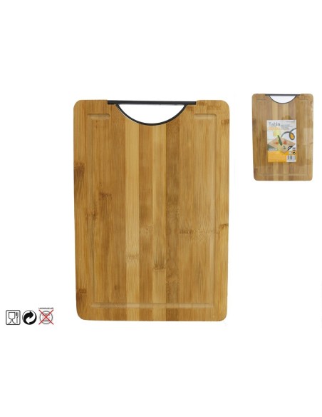 TABLA CORTE BAMBÚ 33X23X1,8 CM ASA