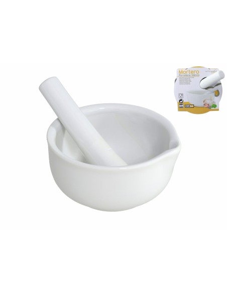 MORTERO PORCELANA BLANCO 10,2x10,8x5CM