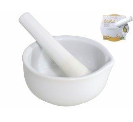 MORTERO PORCELANA BLANCO 11,5x12,5x6,2CM