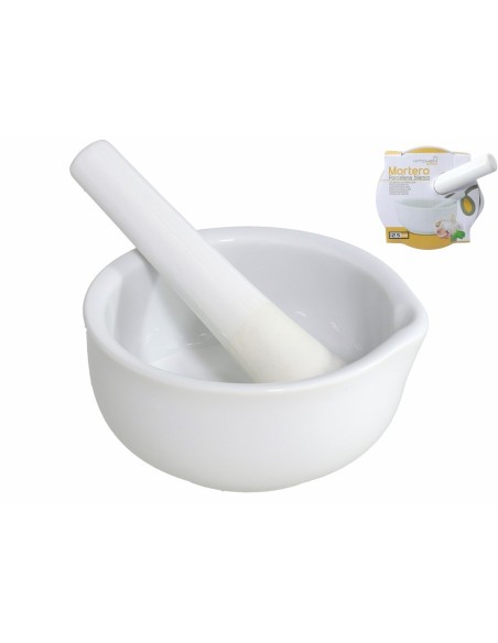 MORTERO PORCELANA BLANCO 11,5x12,5x6,2CM