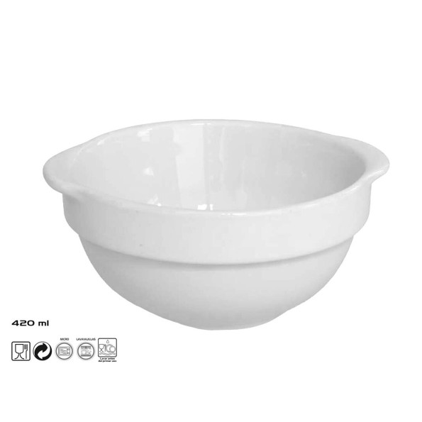 BOWL BLANCO PORCELANA 420ML