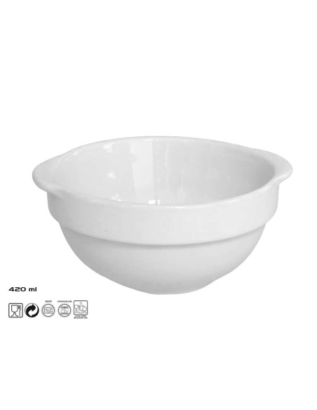 BOWL BLANCO PORCELANA 420ML