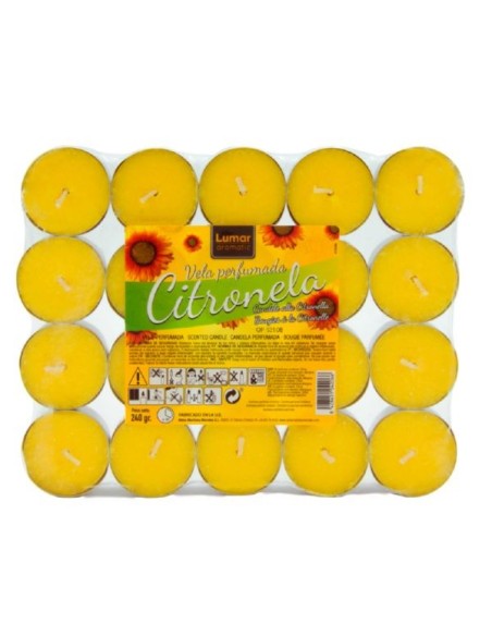 PACK 20 TEALIGHTS CITRONELA