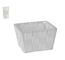 CESTA DUNIA 14X14X9CM - BLANCO