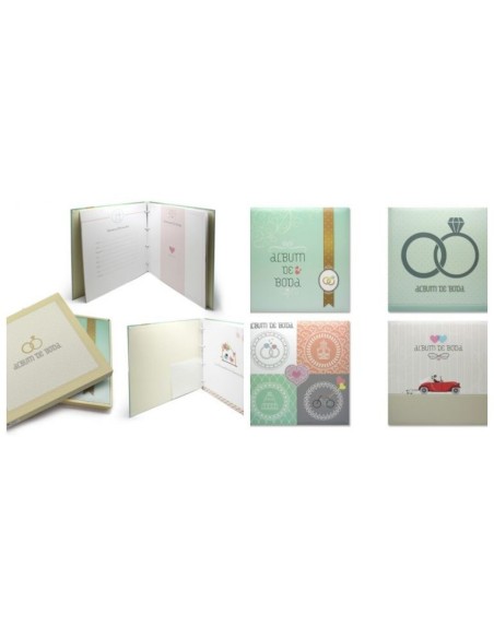 ALBUM FOTOS Y RECUERDOS DE BODA C/ CAJA