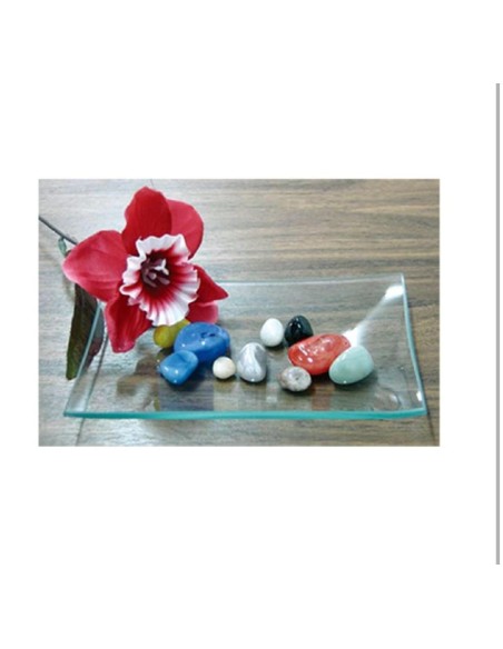 BANDEJA CRISTAL 11X16CM