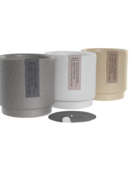 VELA GRES CERA 9X9X9 2% PERFUME 3 SURT.