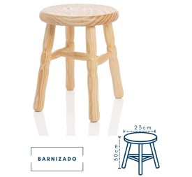 TABURETE INFANTIL TORNEADO 23X23X30