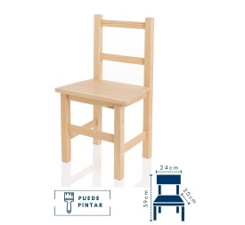 SILLA  INFANTIL 20X24X39