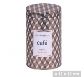 TARRO CAFE METAL 11CM "COLLECTION ORGANIQUE"