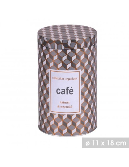 TARRO CAFE METAL 11CM "COLLECTION ORGANIQUE"
