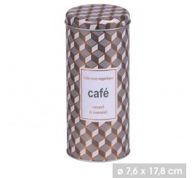 TARRO CAFE METAL  7,5CM "COLLECTION ORGANIQUE"
