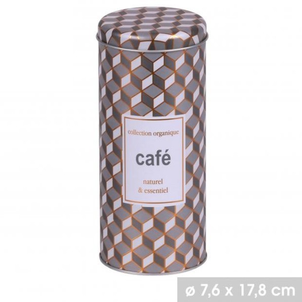 TARRO CAFE METAL  7,5CM "COLLECTION ORGANIQUE"