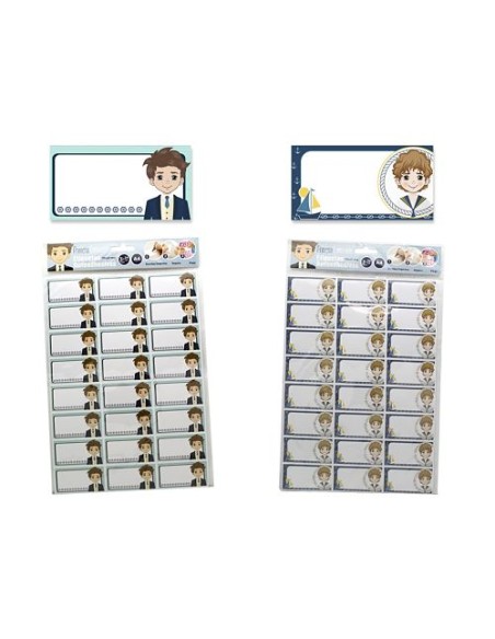 PRIMERA COMUNION ETIQUETAS IMPRESORA NIÑO 70X37