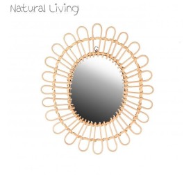 ESPEJO FIBRA NATURAL  34XH39CM