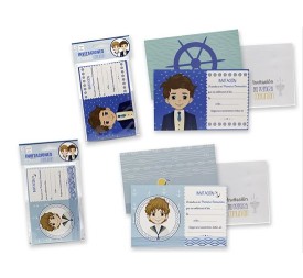 MI PRIMERA COMUNIÓN SET 6 INVITAC + SOBRES NIÑO
