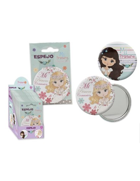 MI PRIMERA COMUNIÓN ESPEJO DE BOLSILLO NIÑA