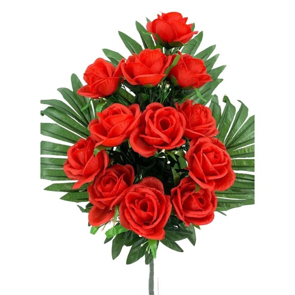 R.U/C.ROSAS X12 ROJO 52cm (A22