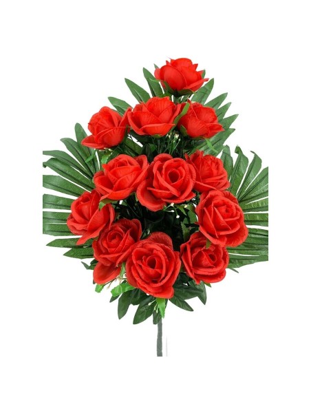 R.U/C.ROSAS X12 ROJO 52cm (A22