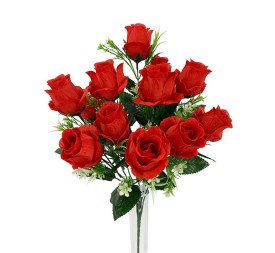 RAMO CAPULLITOS X12 ROJO 48cm